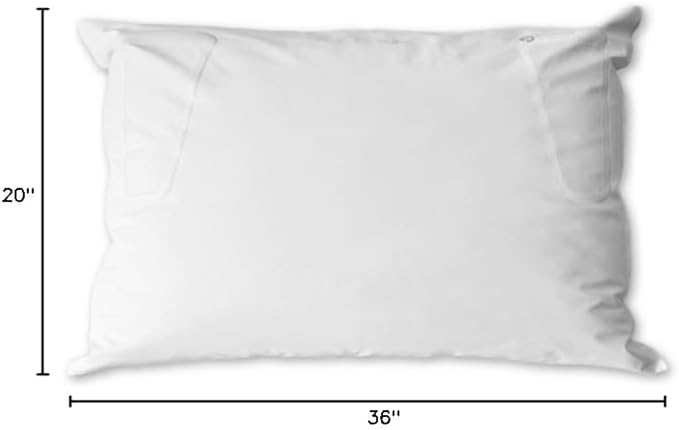 Spry Pure Hypoallergenic Bed Pillow Waterproof and Breathable - Standard King (Polyfill)