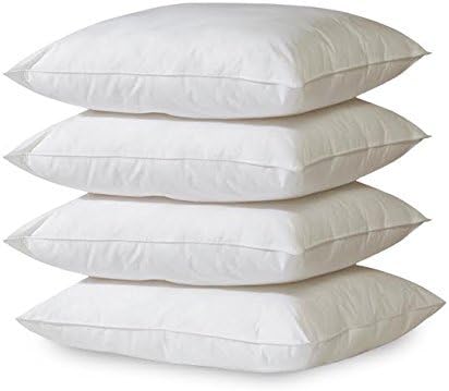 4 Piece Hypoallergenic Down-Alternative, Bed Pillow (Queen)