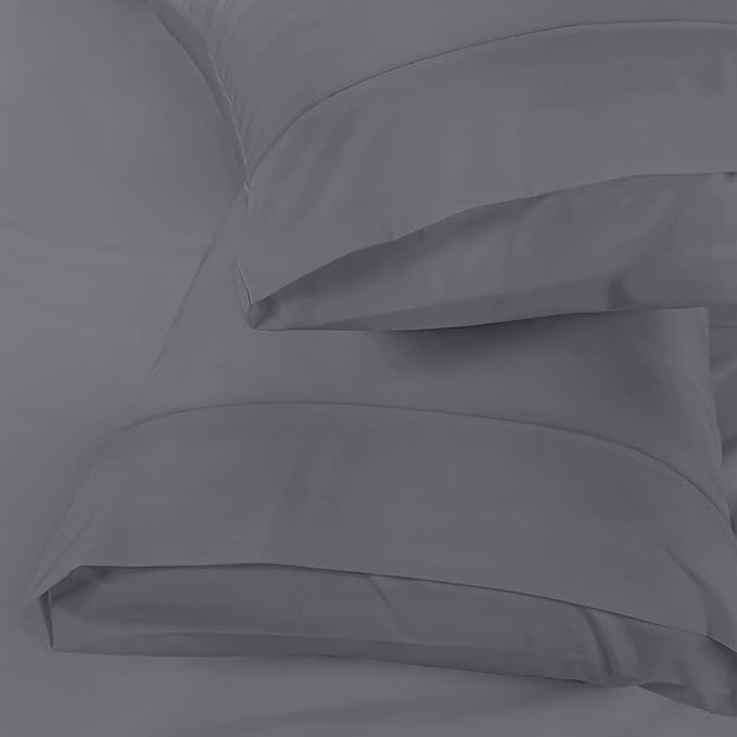Utopia Bedding Queen Pillow Cases - 12 Pack - Envelope Closure - Soft Brushed Microfiber Fabric - Shrinkage and Fade Resistant Pillow Covers Queen Size 20 X 30 Inches (Queen, Grey)