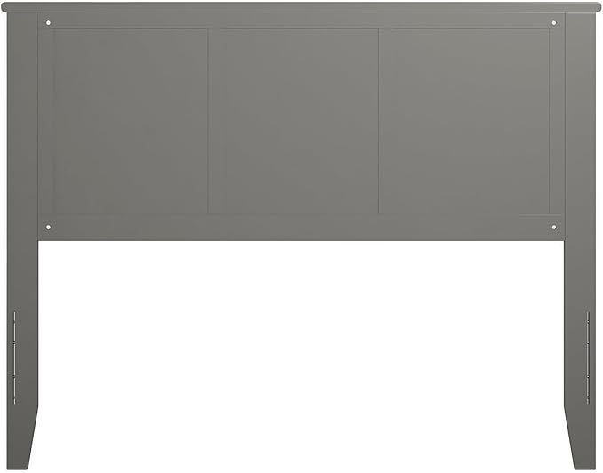 AFI, Madison Full Solid Wood Panel Headboard, Grey