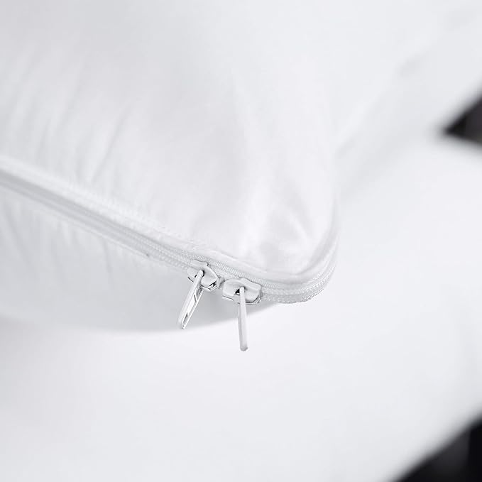 Three Geese Adjustable Layer Goose Feather Pillow Queen Size,Assemblable Bed Pillow with Pillowcase,100% Soft Cotton Cover,Good for Side and Back Stomach Sleeper,Packaging Include 1 Pillow.