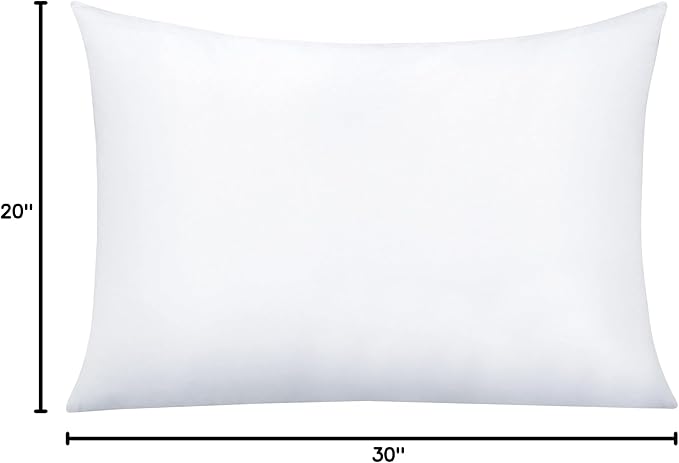 NTBAY Queen Pillowcase - 1 Pack Brushed Microfiber 20x30 Pillowcase - Soft, Wrinkle-Free, Fade-Resistant, Stain-Resistant, White with Envelope Closure
