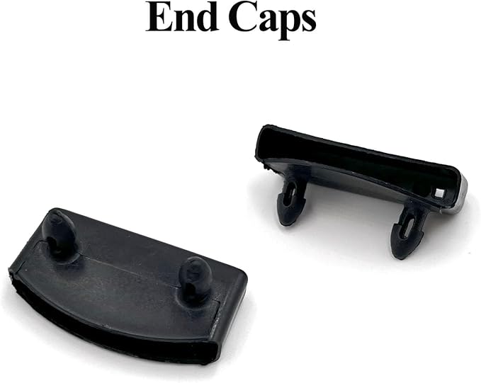 20pcs 54x9mm Black Replacement Bed Slat Plastic End Caps Holders for Holding Securing Wooden Slats Bed Base,Width 54mm x Height 9 mm (Inside Dimension)