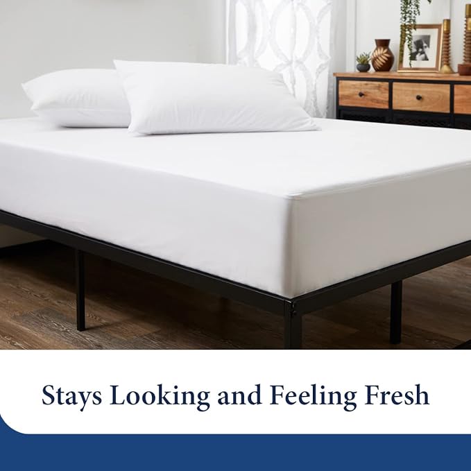 Cosy House Collection Luxury Mattress Protector - Blend of Rayon Derived from Bamboo - Master Bedroom Essential - Ultra Soft Comfort, Stays Cool & Quiet - Premium Fitted Sheet Style (California King)