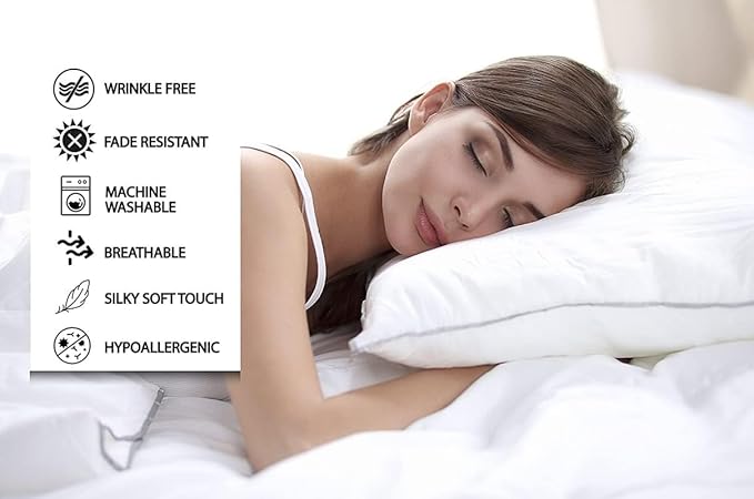 5 Piece Split King Sheet Set, Deep Pockets 16 Inch, 100% Egyptain Cotton, Split King Sheets for Sleep Number Beds, Sheets Sets for Adjustable Bed, Ivory, Solid