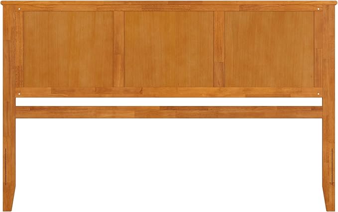 AFI, Madison King Solid Wood Panel Headboard, Light Toffee
