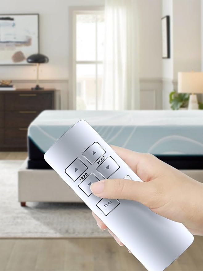 New Replacement Adjustable Bed Remote Control for Serta Motion Essentials Remotes for Adjustable Beds (3rd Gen Gray or iSeries Model)