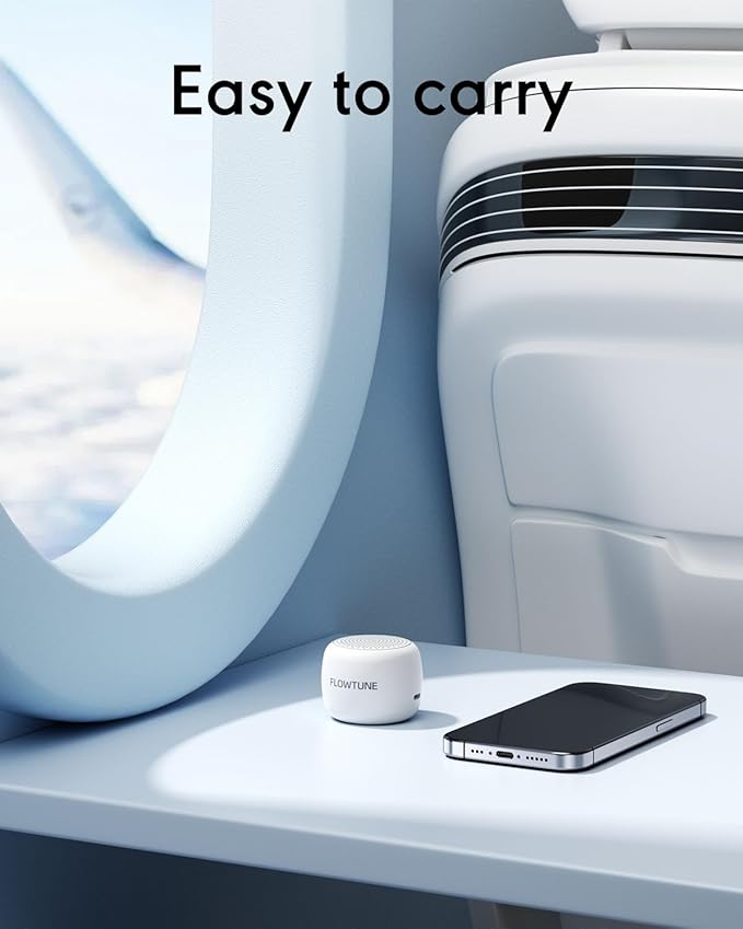 Sound Machine Flowtune White Noise Machine for Baby Adults, Mini Portable Sound Machine for Travel, 6H Timer, 18 Soothing Sleep Sounds Gift