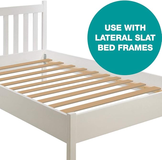DMI Foldable Box Spring, Bunkie Board and Bed Support Slats, No Assembly Needed, Full Size Bed Base, 60" x 48"