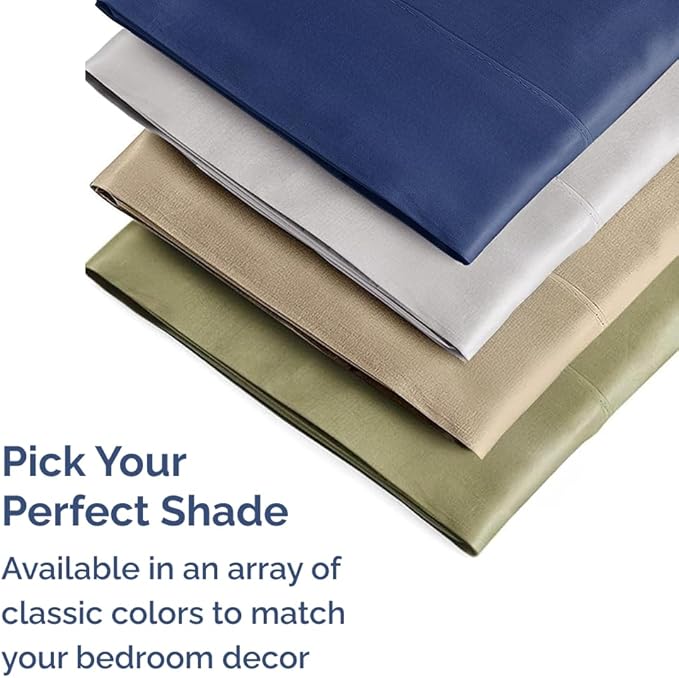 Standard Pillow Cases Set of 8 - Ultra Soft Hotel Quality Pillowcase Covers - Comfy & Wrinkle Free - Shrink, Stain & Fade Resistant - Machine Washable Pillow Protectors - 8 Piece Set - Heathered Grey