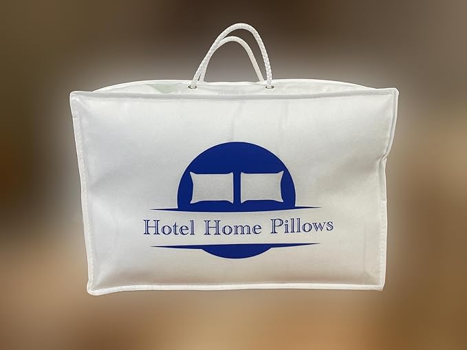 Authentic Choice Hotels’ Luminesse Hypoallergenic Green Label Luxury 2 pcs Soft Pillow, White, Standard (Pack of 2)