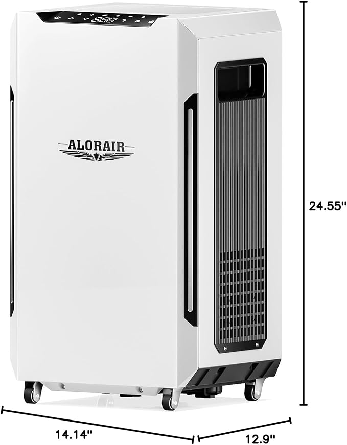 ALORAIR 120 Pints Commercial Grade Dehumidifier with Pump & Drain Hose SLGR Tech High Efficient Industrial Dehu for Bedroom, Basement, Bathroom, Home Use, Garage, Warehouse, 6 Years Limited Warranty
