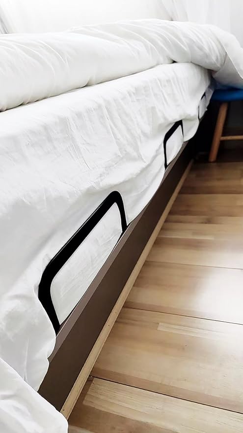 6Pcs Mattress Retainer Bar Bracket Holder Keeping Mattress from Sliding for Foot of Platform Beds,Adjustable Beds,Rv Mattress,Mattress Slide Stopper Mattress Gripper