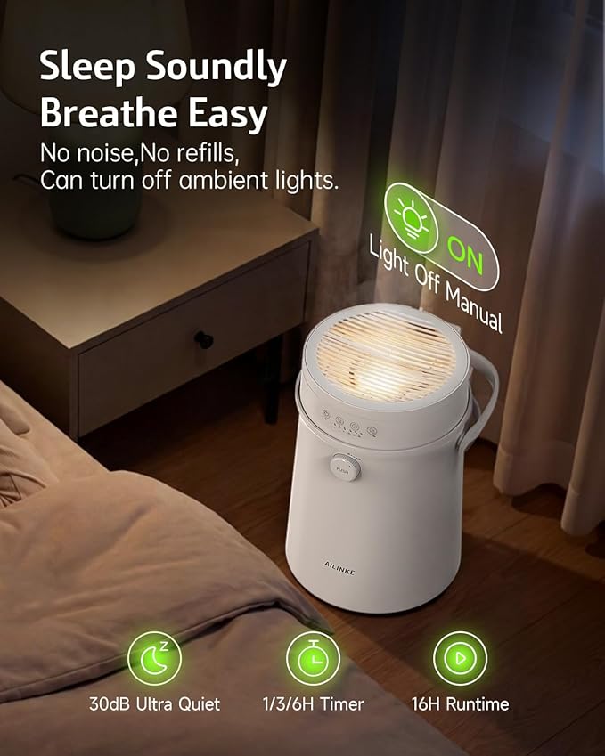 Stainless Steel Humidifier for Bedroom, Warm Mist Steam Humidifier 4L with Self-Cleaning Mode, Easy Clean Dishwasher Safe Humidifiers for Large room Living Room Home Office, Tip-Over Protection, White