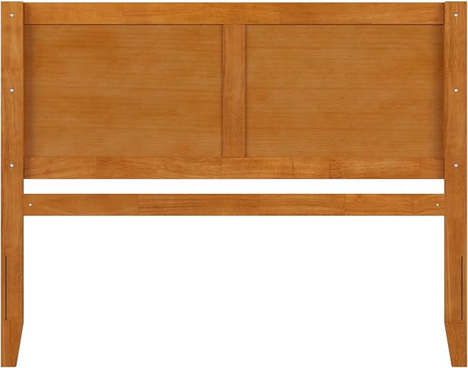 AFI, Canyon Queen Solid Wood Rustic Farmhouse Headboard, Light Toffee