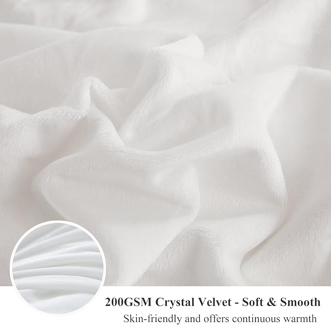 XeGe Luxury Shaggy Faux Fur Body Pillow Cover, Fluffy Fuzzy Bed Body Pillowcase with Zipper Closure, Soft Decorative Plush Long Pillow Sham for Home Bedroom 20"x54" White