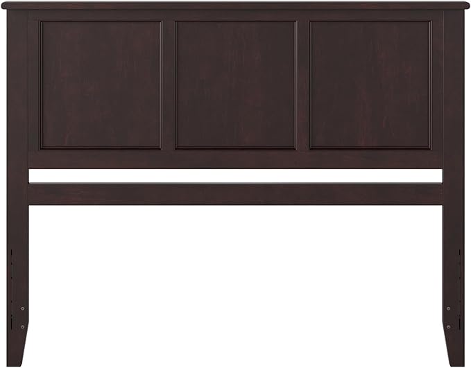 AFI, Madison Queen Solid Wood Panel Headboard, Espresso