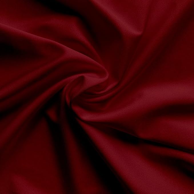 Cot Size 28" x 75" Fitted Sheet, 100% Egyptian Cotton, Perfect for Camp Bunk Beds/RVs/Guest Beds/Army Cots/Replacement Mattress (Burgundy)