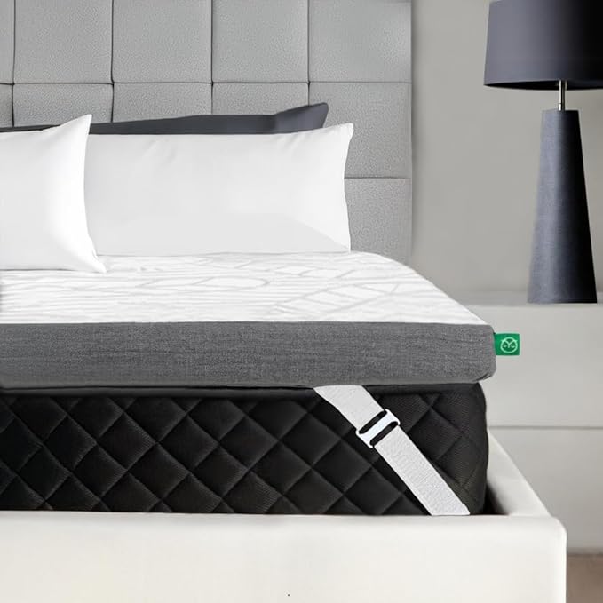 Sleepyhead Queen Mattress Topper Super 3 Inch, Cooling Gel & Copper Memory Foam, Pressure Relief, Removable Washable Cover, CertiPUR-US Certified, Queen Size Mattress Pad (Queen 3")