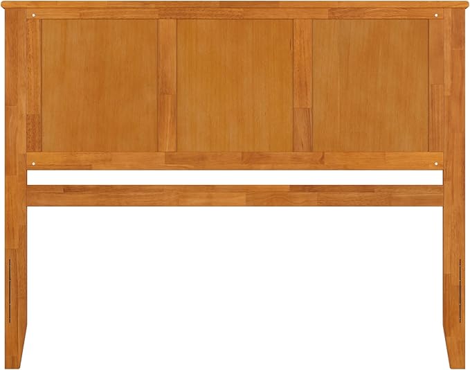 AFI, Madison Queen Solid Wood Panel Headboard, Light Toffee