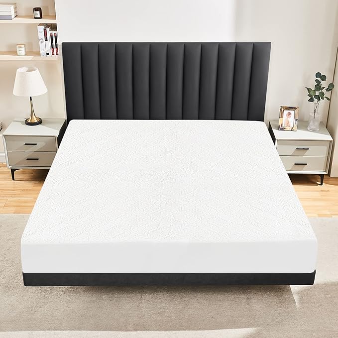 Sufdari Twin Waterproof Mattress Protector, Waterproof Mattress Cover,Breathable & Noiseless Mattress Pad, Waterproof Quilted Fitted Sheet Fits Up to 8-18" Deep Pocket