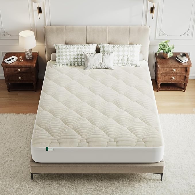 Novilla Fleece Mattress Topper Twin XL, Warm Sherpa Mattress Pad, Cloud-Like Soft Bed Cover for Winter, Deep Pocket fits up to 21", Machine Washable