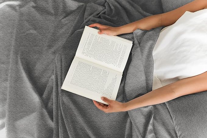 Cal King 6 Piece Sheet Set - Comfy, Breathable & Cooling - Soft Hotel Luxury Bedding for Women, Men, Kids, Teens & Children - 1 Flat & 1 Fitted Sheet & 4 Pillowcases w/ Deep Pockets - Heathered Grey