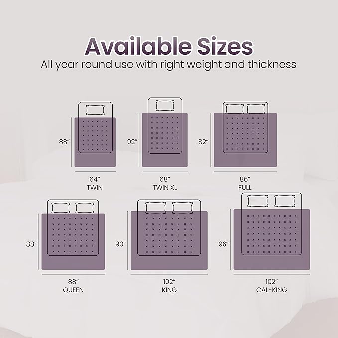 Utopia Bedding Queen Comforter Duvet Insert, Quilted Plum Comforter with Corner Tabs, Box Stitched Down Alternative Comforters Queen Size 88 x88 inches