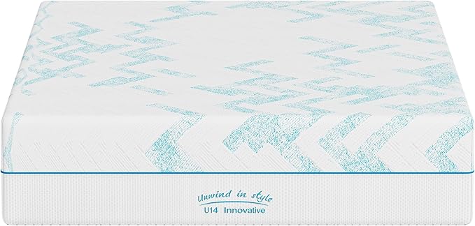 10 Inch RV Short King Size Mattress, Latex Memory Foam Short King Mattress for RVs, Campers & Trailers, Medium Hardness Texture, Certified Safe Foam, Breathable Memory Foam 75"x72"