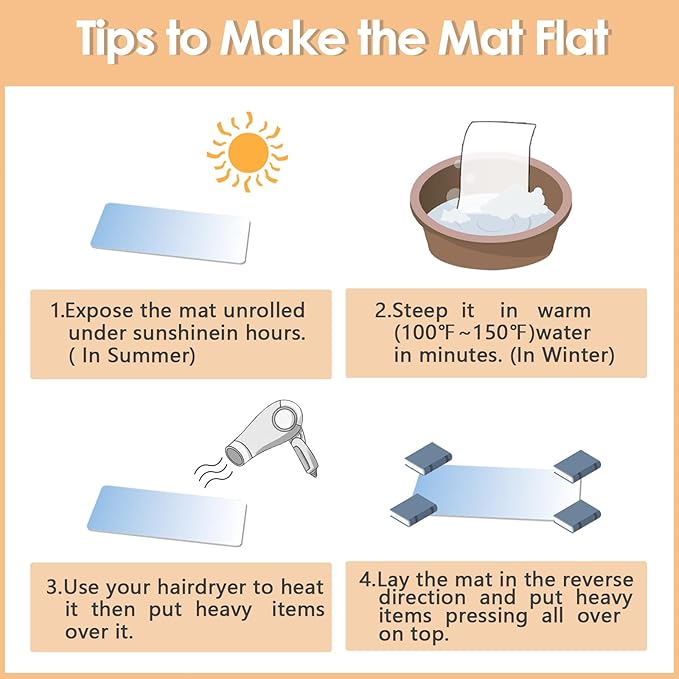 Makeup Mat for Vanity Top 27.6 x 11.8 in, PVC Desk Mat - Easy to Clean, Waterproof & Oilproof Vanity Accessories - Clear