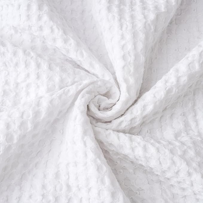 PHF Ultra Soft Waffle Weave Body Pillowcase with Zipper, No Insert, 1Pack 20" x 54" Pillow Sham, Breathable & Skin-Friendly Body Pillow case, Stylish Decorative Bed Pillow Cover, White