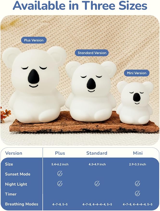 Breathing Pal 'Deedee'- Mindfulness Breathing Light, Guided Visual Meditation Breathing Light, Anxiety Relief Items for Calm Down Corner/Meditation/Sleep for Adult&Kid