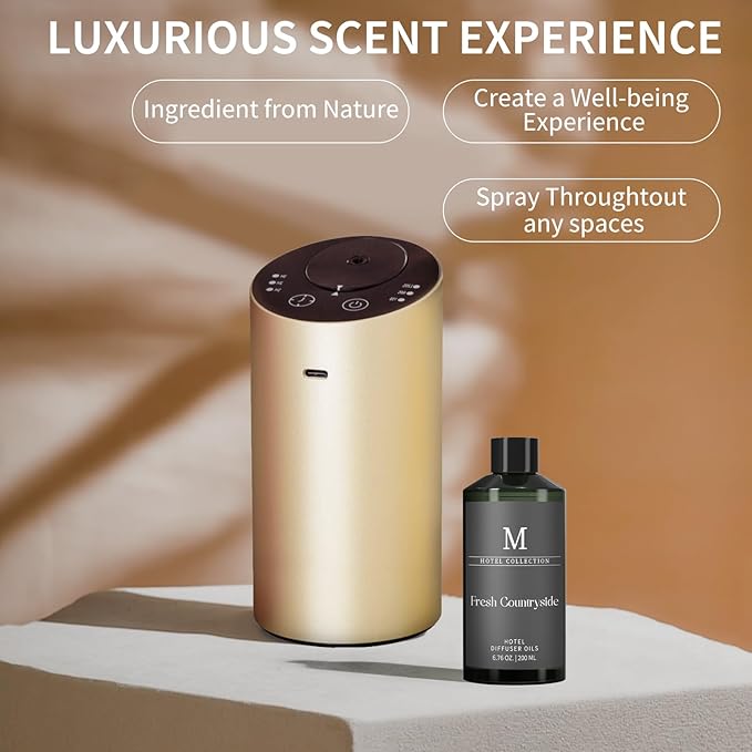 Hotel Collection Diffuser Oil- Fresh Countryside, 6.76 Fl Oz (200ml), Home Luxury Aroma & Hotel Fragrance Diffuser Oil- Essential Oils for Aromatherapy