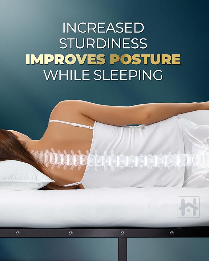 Golden Home Essentials Premium 10mm Full Size Bunkie Board (54" x 75") – Slim Low-Profile Mattress Support – Quiet, Moisture-Resistant, Lightweight Bed Board for Platform & Slatted Frames