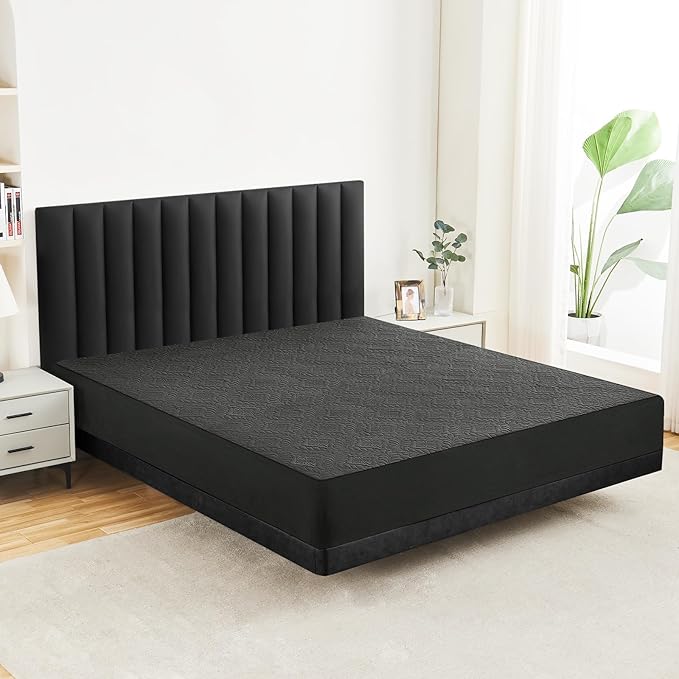 Sufdari King Waterproof Mattress Protector, Waterproof Mattress Cover,Breathable & Noiseless Mattress Pad, Waterproof Quilted Fitted Sheet Fits Up to 8-18" Deep Pocket