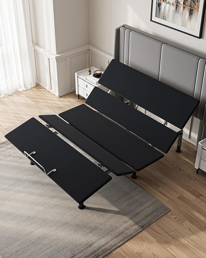 Queen Size Adjustable Bed Base - Elderly & Senior Friendly, Zero Gravity, Head/Foot Adjustment, Enhanced Comfort, 800lbs Capacity