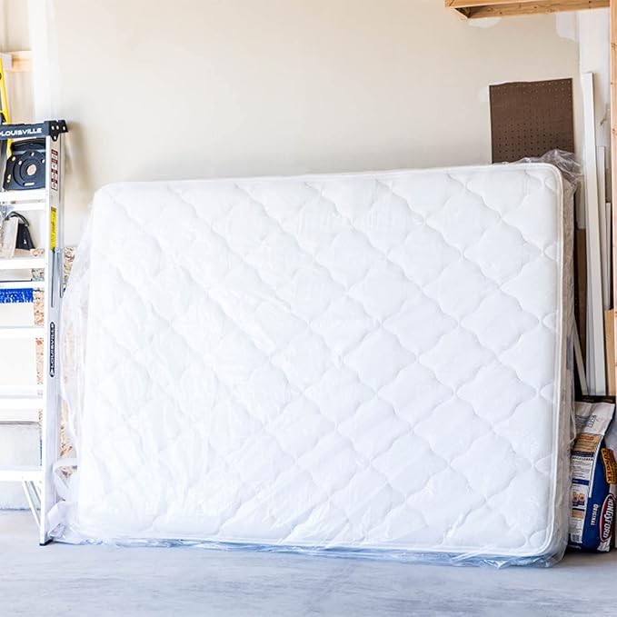 Linenspa Mattress Bag – Queen/Full size Mattress Bags for Moving, Storage & Disposal – Durable Plastic Cover for Moving, 2 Count (Pack of 2)