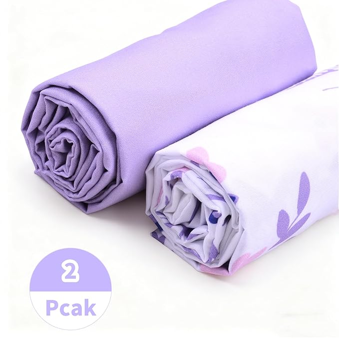 Cloele Kids Toddler Pillowcase Envelope Travel Pillowcase Baby Pillow Cover Fits Pillows Sized 12x16 or 13x18-2 Pack Soft Children’s Bedding Pillowslip Case for Boys and Girls -Butterfly