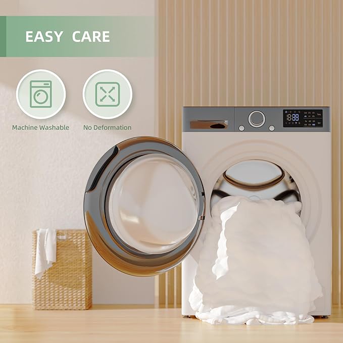 Waterproof Mattress Protector, Mattress Cover, Soft, Breathable,Noiseless, Deep Pocket 6-18 inches, White for Home Hotel Bedroom,Easy wash (Queen)
