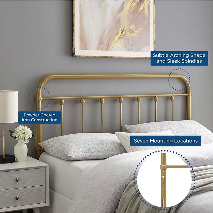 Modway Sage Adjustable, Gold, Queen