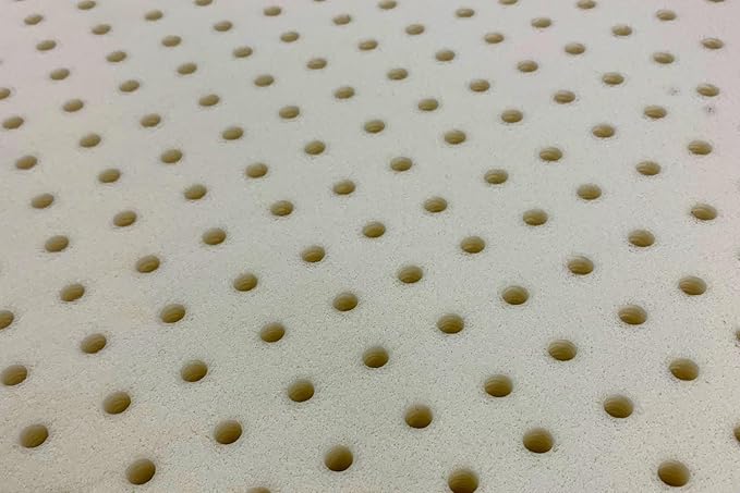 Dormir True Green Premium 100% Natural Organic Latex Mattress Topper (2"" TwinXL Medium No Cover) - GOLS Certified Quality for Exceptional Comfort, Durable, Firm & Bouncy, Cream