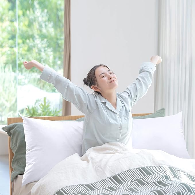 Utopia Bedding Full Body Pillow for Adults (White, 20 x 54 Inch), Long Pillow Insert for Sleeping, Ideal for Side Sleepers