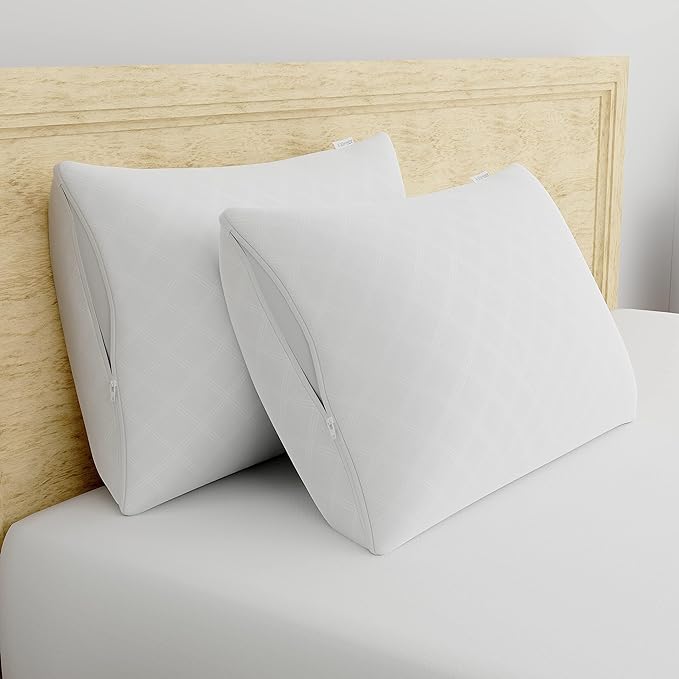 Set of 4 King AllerEase Pillow Protectors - Temperature Balancing,Allergist Recommended - Premium Breathable,Zippered Protectors,(Pack of 2)