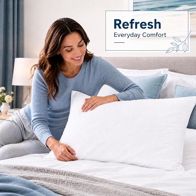 ZPECC White Pillow Cases Bulk 24 Pack - Queen Pillowcases with Envelope Closure, Soft Brushed Microfiber Pillow Cover for Hotel Airb&bs Hospital Bedding Essential