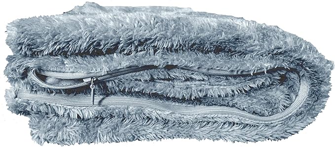 Extra Soft Body Pillow Cover, Sherpa/Microplush Material, 20x54 Inches, Zipper Closure (Bice)