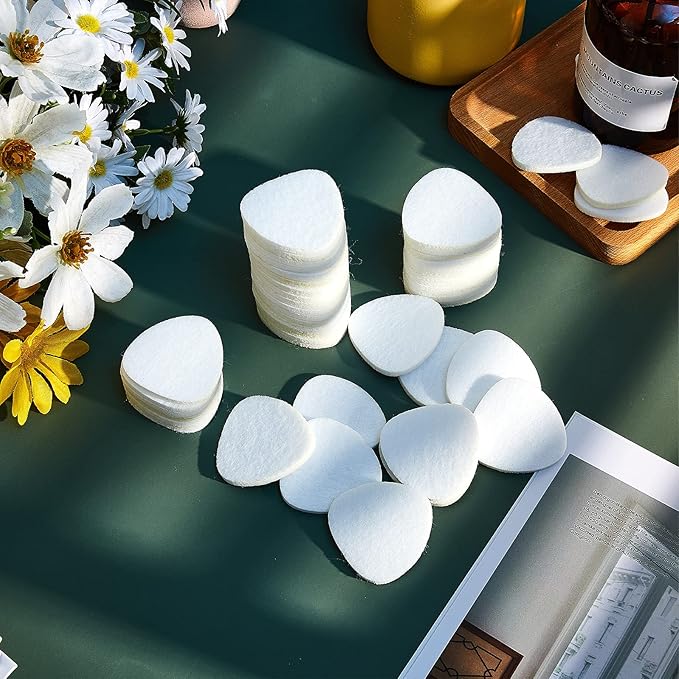Maitys 100 Pieces Humidifier Essential Oil Pads Air Purifier Replacement Refill Pads for Aromatherapy Essential Oil Diffuser Compatible with Humidifier, Air Purifier, Microfiber Pad