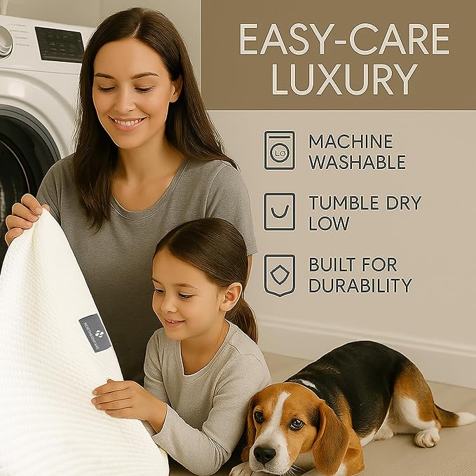 King Size Premium Mattress Protector | 100% Waterproof Tencel Cover | Cooling & Breathable Deep Pocket Mattress Pad King | Noiseless, Hypoallergenic, Soft, Washable Fitted Bed Protector