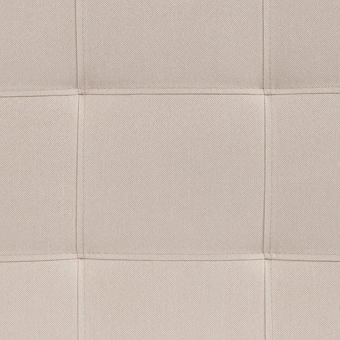 Flash Furniture Bedford Box Stitch Tufted Upholstered King Size Headboard in Beige Fabric