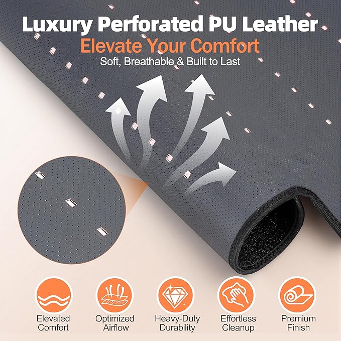 Red Light Therapy Mat for Full Body, 1370 Infrared Light Pad, 5 Intensity Levels, 9 Auto-Shutoff Timer Setting, Handheld Controller, Gifts for Athletes, Office Workers, Women, Men (74.6''*33.3'')