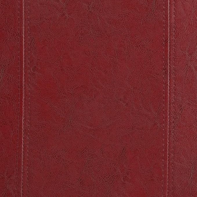 SIMPLIHOME Dover Storage Ottoman Bench - 36 inch Wide Upholstered Vegan Leather Rectangular Lift-Top Ottoman in Radicchio Red, Contemporary Bench for Living Room with Safety Hinges